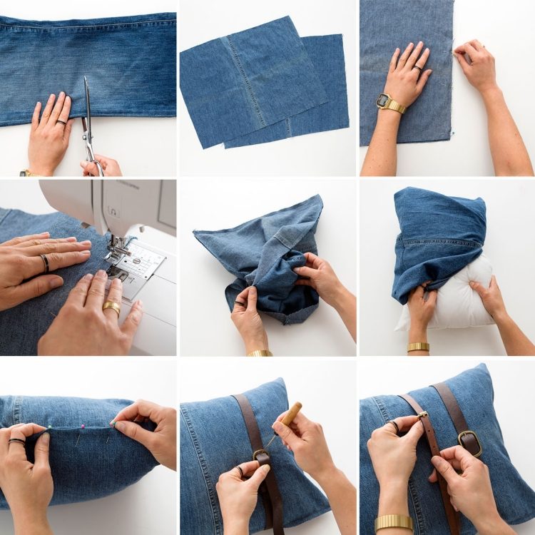 strappare jeans idea interessante suggerimento decorativo