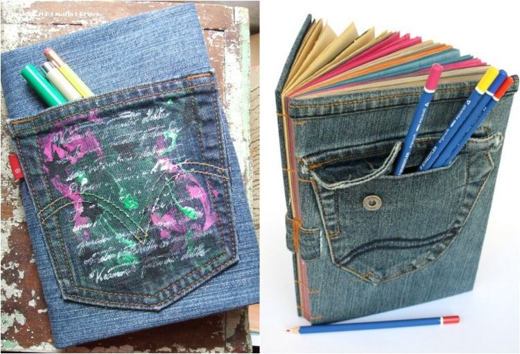 strappare jeans suggerimento semplice originale riciclo