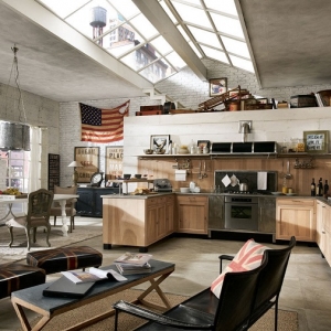 Cucina rustica: legno, pietra ma anche dei tocchi moderni