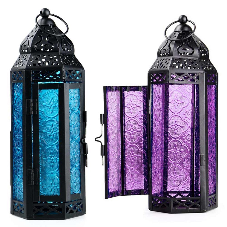 lanterne-da-giardino-vetro-colorato
