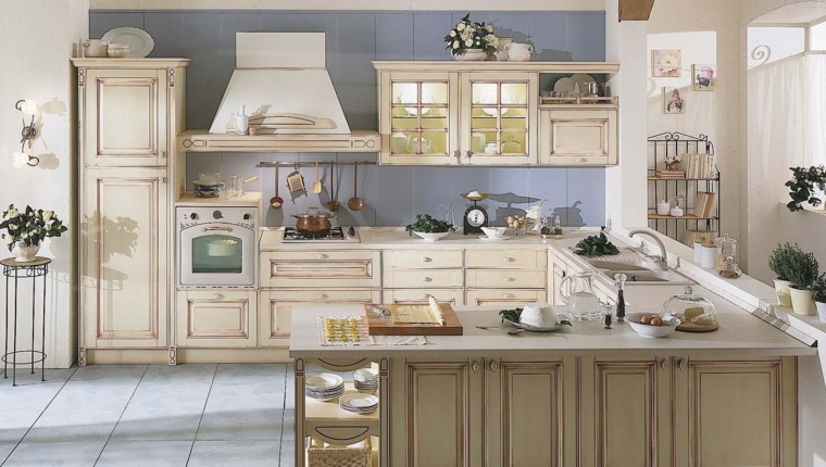 Cucina country: 10 idee per un arredo caldo e accogliente archzine.it Mobili cucina country
