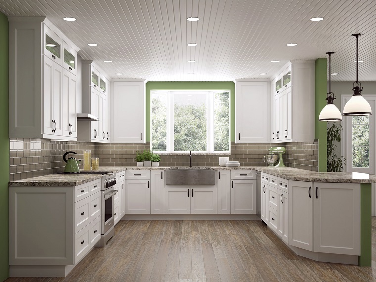 Cucine classiche bianche: una soluzione chic evergreen archzine.it Cucine classiche bianche