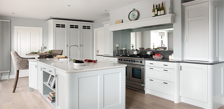 Cucine classiche bianche: una soluzione chic evergreen archzine.it Cucine classiche bianche