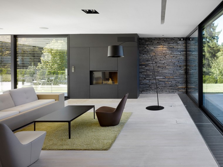 pareti in pietra-idea-soggiorno-stile-minimal
