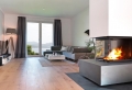 Salotto con camino: una zona living che unisce comfort e funzionalità!