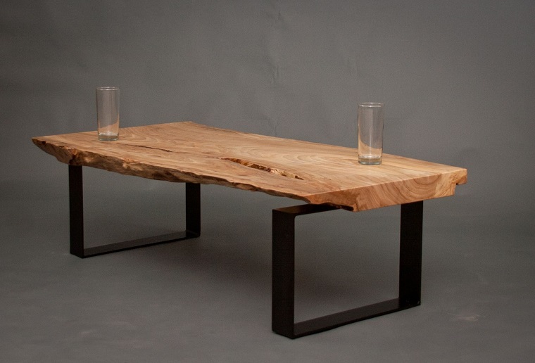 tavoli in legno grezzo-design-rustico
