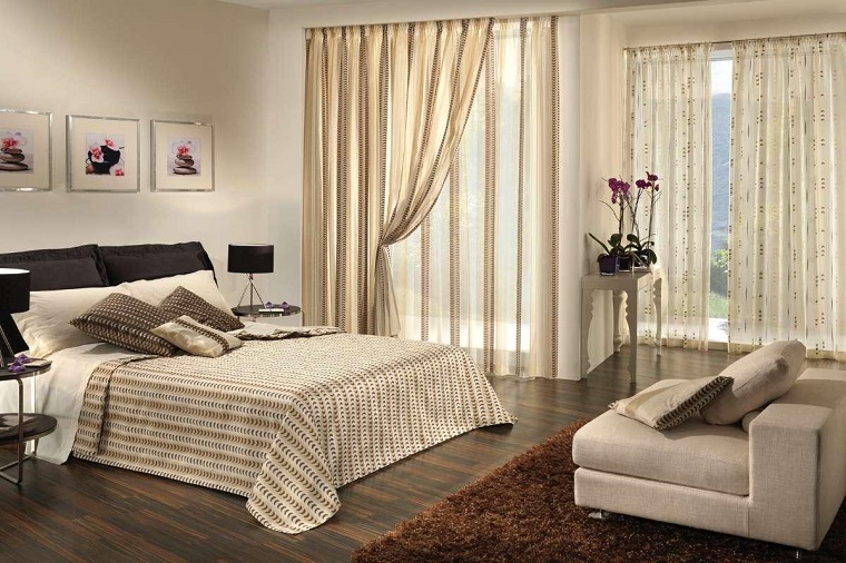Tende per camera da letto: tante idee per grandi e piccini archzine.it Idee tende camera da letto