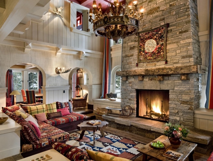 Camini rustici: 25 proposte per “scaldare” l’ambiente