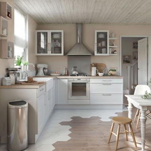 Cucine moderne bianche e nere 10 idee in piu per arredare la cucina Cucine classiche bianche