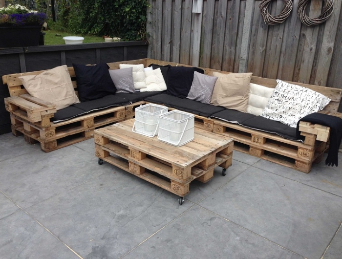 Pallet design: letti, tavoli, set da esterni belli ed ecologici!