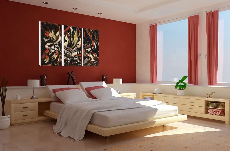 pittura-pareti-camera-da-letto-rosso