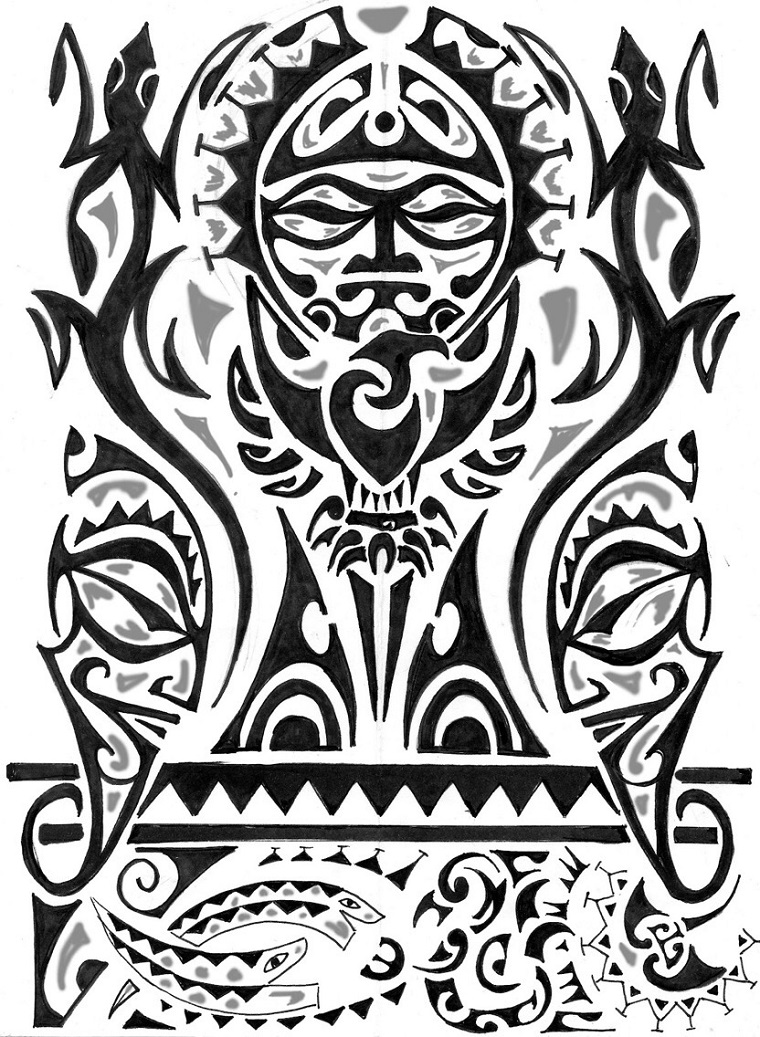 tattoo maori-idea-disegno-complesso