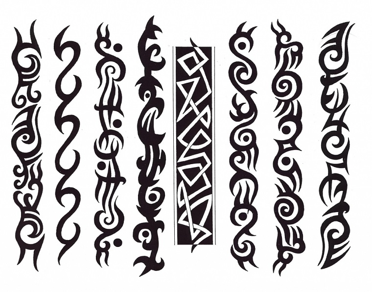 tatuaggi maori-idee-fasce