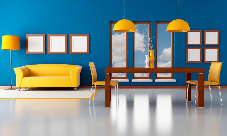 pareti-colorate-blu-soggiorno-moderno
