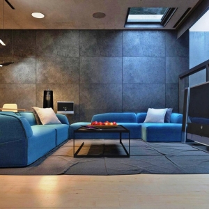 Divano blu: 50 proposte per un arredamento dal classico al moderno