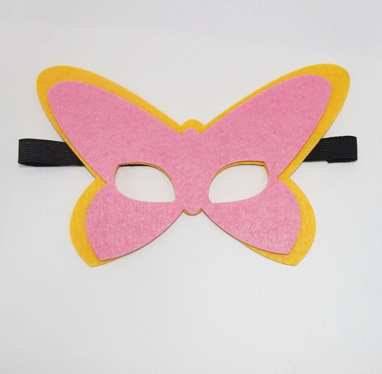 maschere-di-carnevale-per-bambini-proposta-semplice-realizzare-forma-farfalla-rosa-contorno-giallo