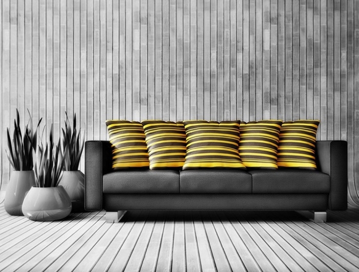 Pareti grigie: una cornice elegante e moderna per living e camera da letto