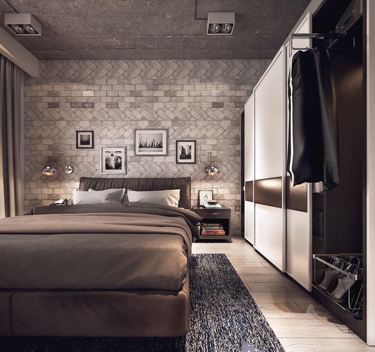 â· 1001 idee come arredare la camera da letto con stile Camera da letto industriale