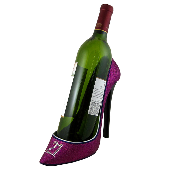 bottiglie-decorate-scarpetta-colore-viola-bottiglia-vino-rosso-idea-regalo