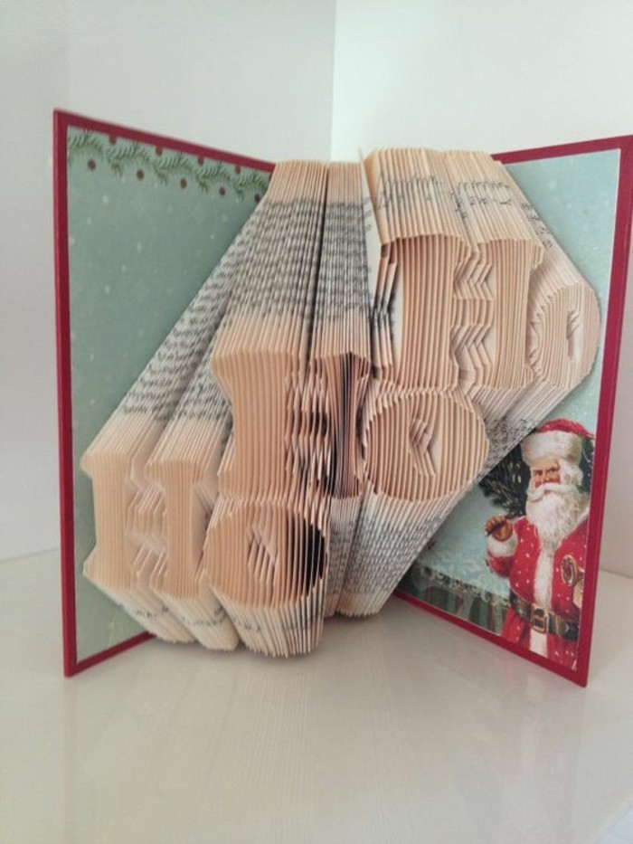 libro-origami-scultura-perfetto-tema-natalizio-babbo-natale-copertina-rigida