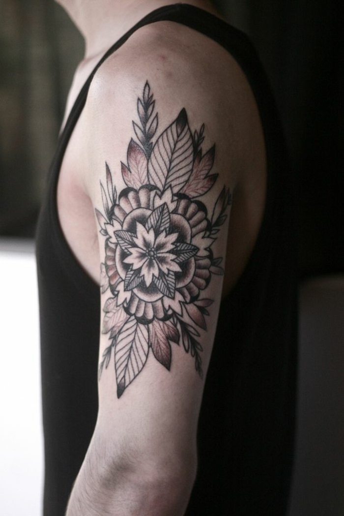 tattoo-fiori-significato-grande-mandale-centro-fiore-loto-braccio-ragazzo