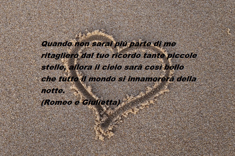 Frasi sull'amore, una citazione tratta da Romeo e Giulietta di Shakespeare 