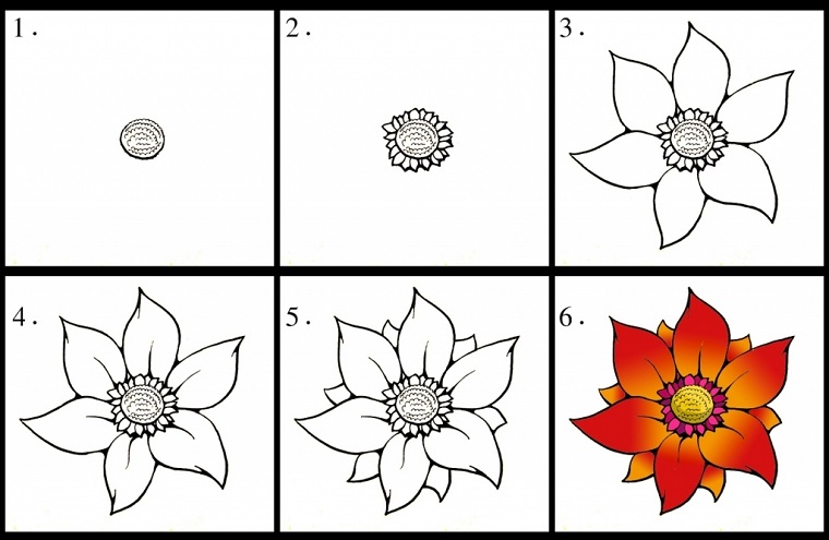 Fiori Facili Da Disegnare