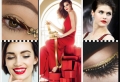 Makeup con rossetto rosso per le feste di fine anno 2017