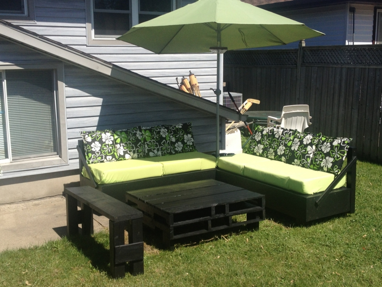 â· 1001 idee per divani con bancali per interni ed esterni Arredo giardino pallet