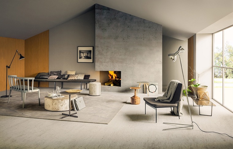 1001 idee per pareti in pietra in tutti gli ambienti interni for Progetti interni case moderne