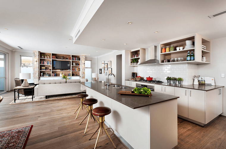 â· 1001 idee per cucina soggiorno open space idee di arredamento Arredare con gusto il soggiorno