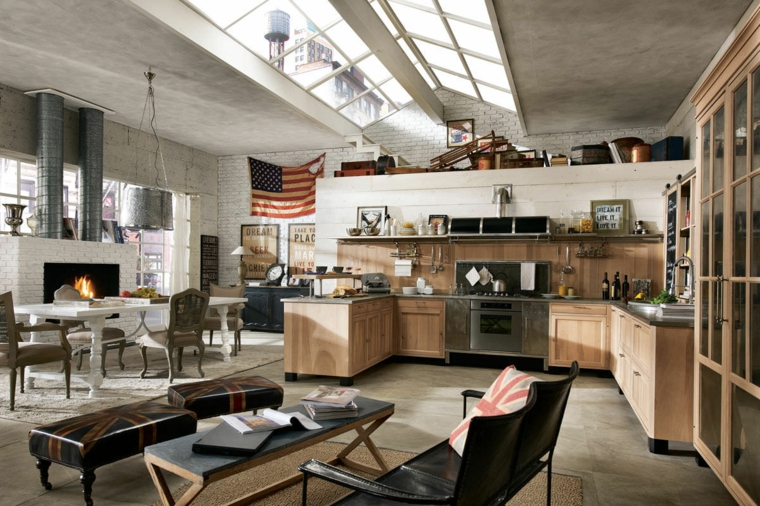 â· 1001 idee per cucina soggiorno open space idee di arredamento Arredare con gusto il soggiorno