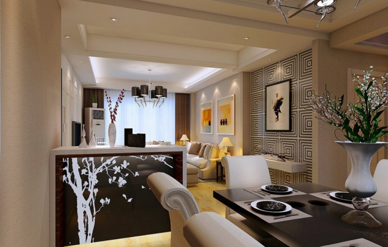 1001 idee per arredare salotto e sala da pranzo insieme con stile ... Arredare soggiorno rettangolare