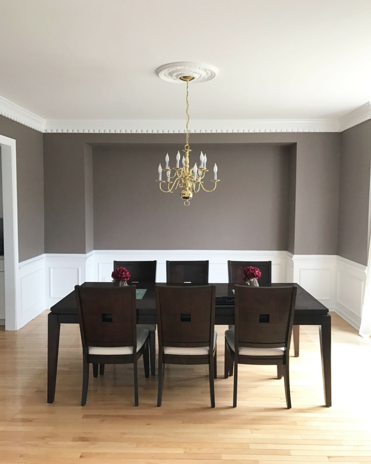 1001 idee per color tortora alle pareti allarredamento Pareti sala da pranzo