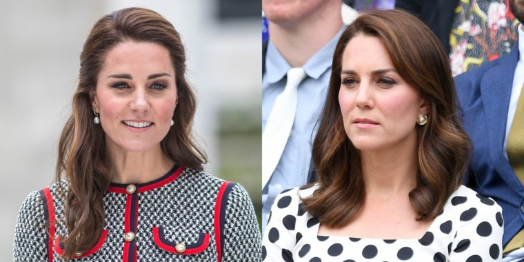 La trasformazione del taglio di capelli di Kate Middleton, acconciatura dall'effetto mosso