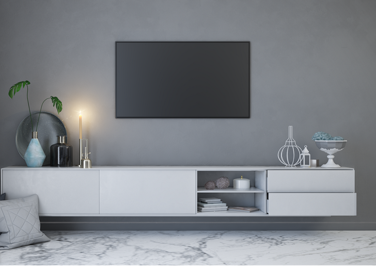 â· 1001 idee per salotti moderni consigli darredo Mobili sospesi soggiorno