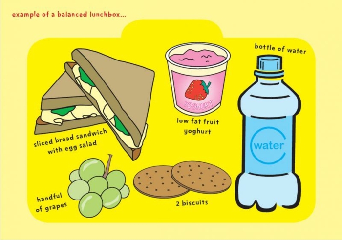 Dieta nutrizionista e un'immagine con ingredienti salutari 