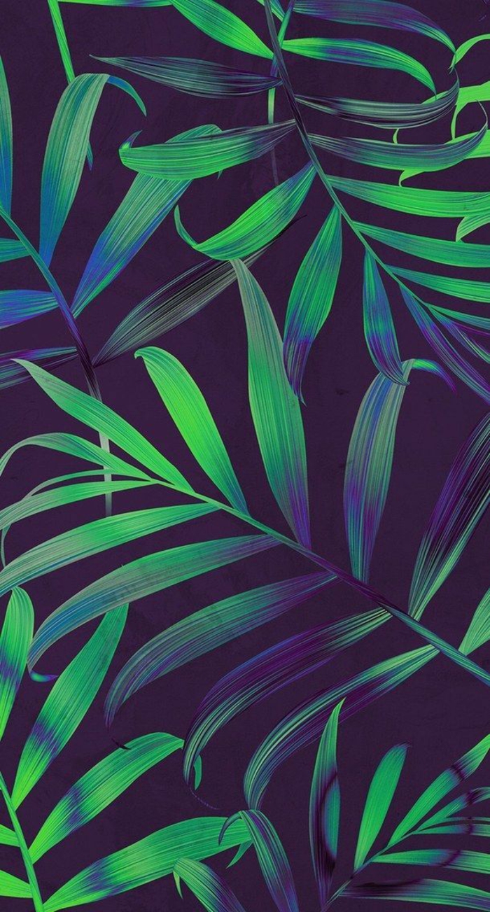 Immagini per sfondo telefono, piante con foglie verdi