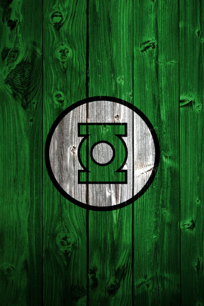 Legno dipinto di verde, sfondi telefono belli, disegno simbolo in cerchio