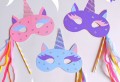 70 Maschere da colorare per bambini con disegni di animali e personaggi dei cartoni animati