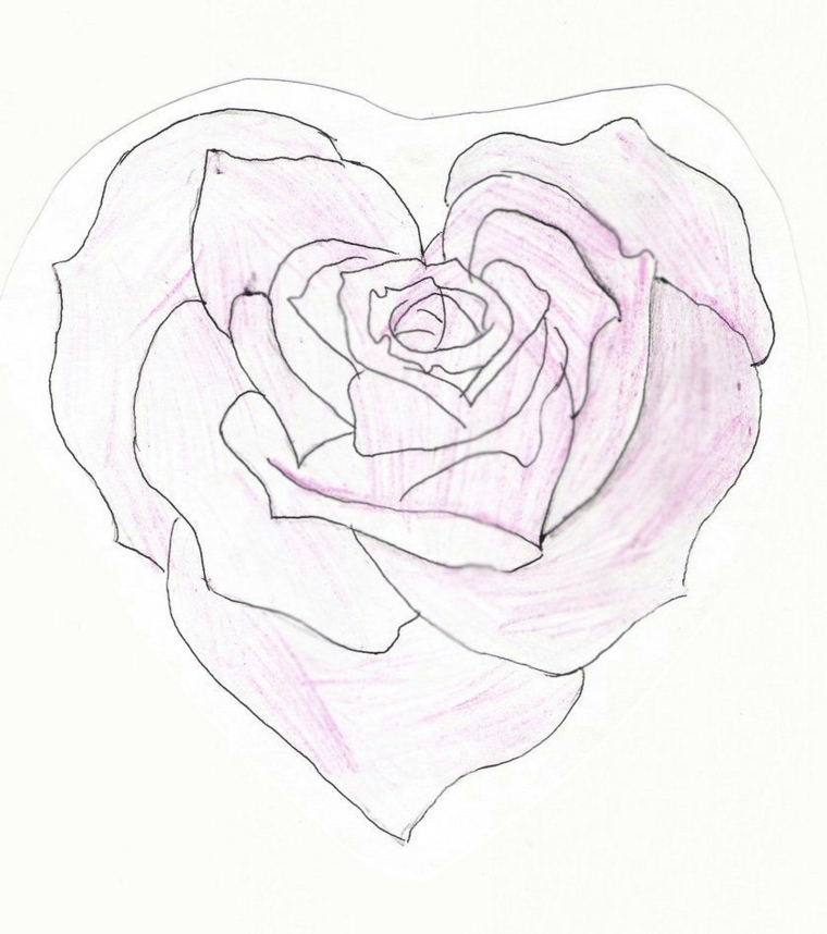 1001 Idee Per Come Disegnare Una Rosa Con Tutorial