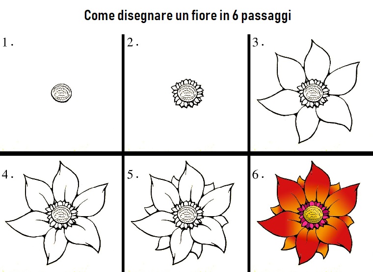 Disegni Di Fiori Facili