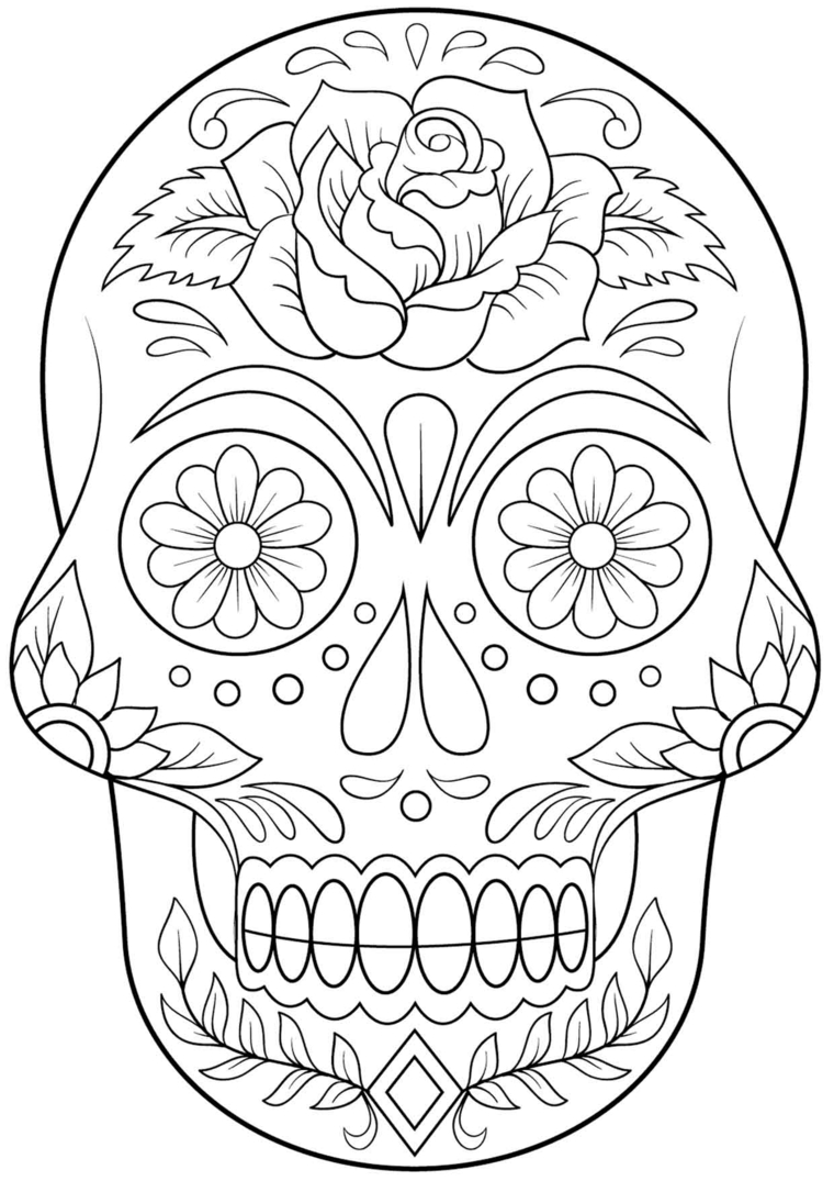 Mandala significato, sugar skull, ornamenti con fiori