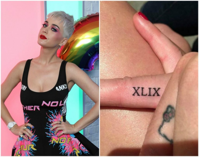 Tatuaggio sul dito, tattoo Katy Perry, tatuaggi piccoli particolari femminili