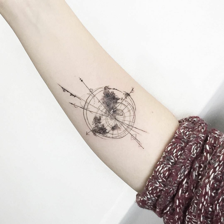 1001 + Idee per Tatuaggio mondo con immagini a cui ispirarsi