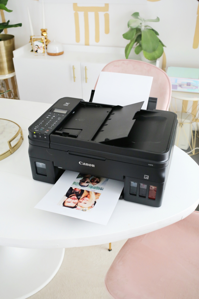 Stampante per foto, foto di famiglia, come decorare un album di foto, stampante Canon
