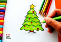 Albero di Natale da colorare e tante idee dedicate ai bambini!