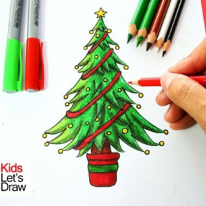Albero di Natale da colorare e tante idee dedicate ai bambini!