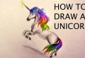 Unicorno disegno per principianti e non, da colorare e divertirsi!
