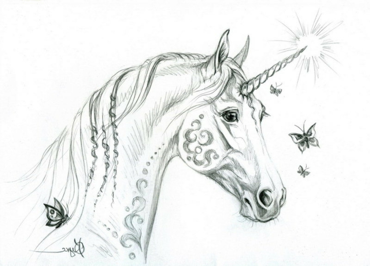 1001 Idee Per Unicorno Disegno Da Colorare E Non